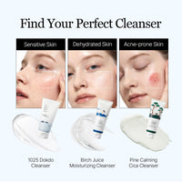 Thumbnail for ROUND LAB 1025 Dokdo Cleanser 5.07 Fl Oz, Low pH Facial Cleanser for Sensitive Skin, Rich Soft Bubbles for Deep Cleansing and Makeup Removal, Hydrating Face Wash with Deep Sea Water, Korean Skin Care