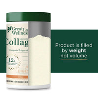 Thumbnail for Great Lakes Wellness Collagen Peptides Powder for Skin, Hair, Nails, Joints & Digestion - Chai Flavored - Quick Dissolve Hydrolyzed, Non-GMO, Kosher - 10 oz
