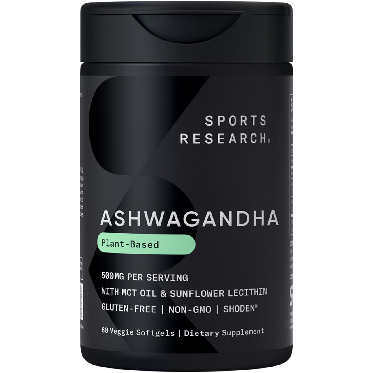 Sports Research® Vitamin D3 K2 with Coconut Oil, Ashwagandha Softgels with Coconut MCT Oil & Double Strength L-Theanine Supplement - Suntheanine Softgels