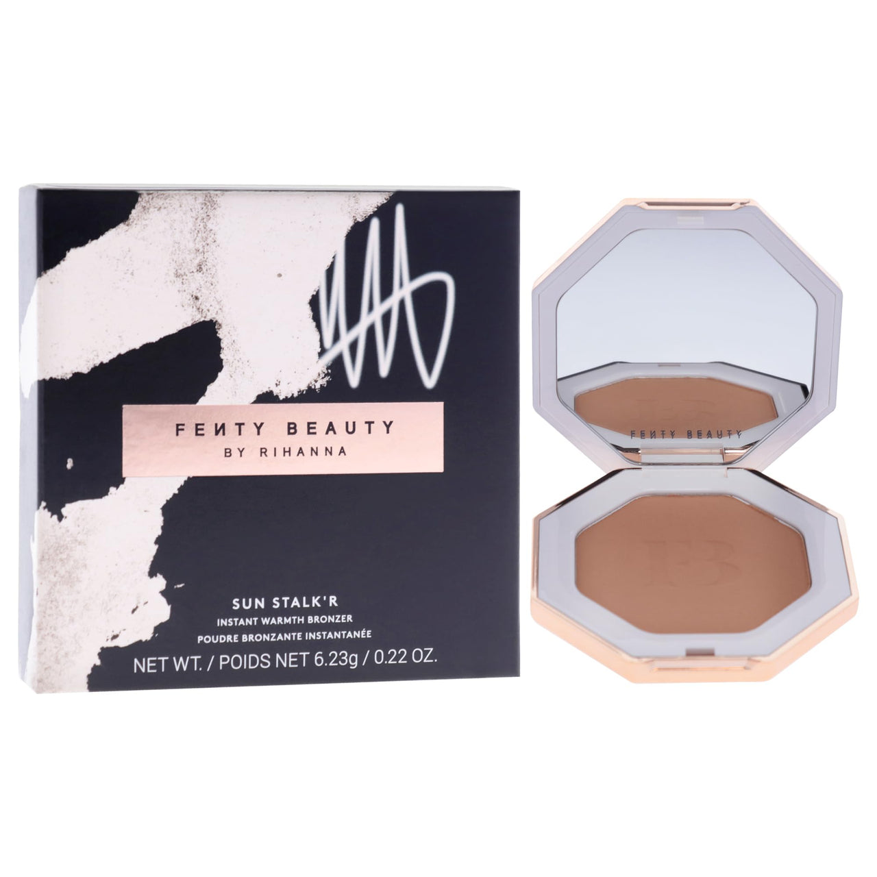 Sun Stalkr Instant Warmth Bronzer - 03 Private Island by Fenty Beauty for Women - 0.22 oz Bronzer