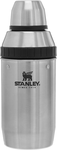 Thumbnail for Stanley Happy Hour Cocktail Shaker Set 20 oz | Bartender Kit for Camping and Travel | Cocktail Drink Mixing Set with 2 Cups | Insulated Stainless Steel | BPA-Free | Stainless Steel