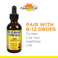Thumbnail for Nature's Life Drop of Sunshine Vitamin D-3 Drops in Organic Extra Virgin Olive Oil & Coconut Oil 5000IU | Supports Strong Bones & Immune System | 2 oz