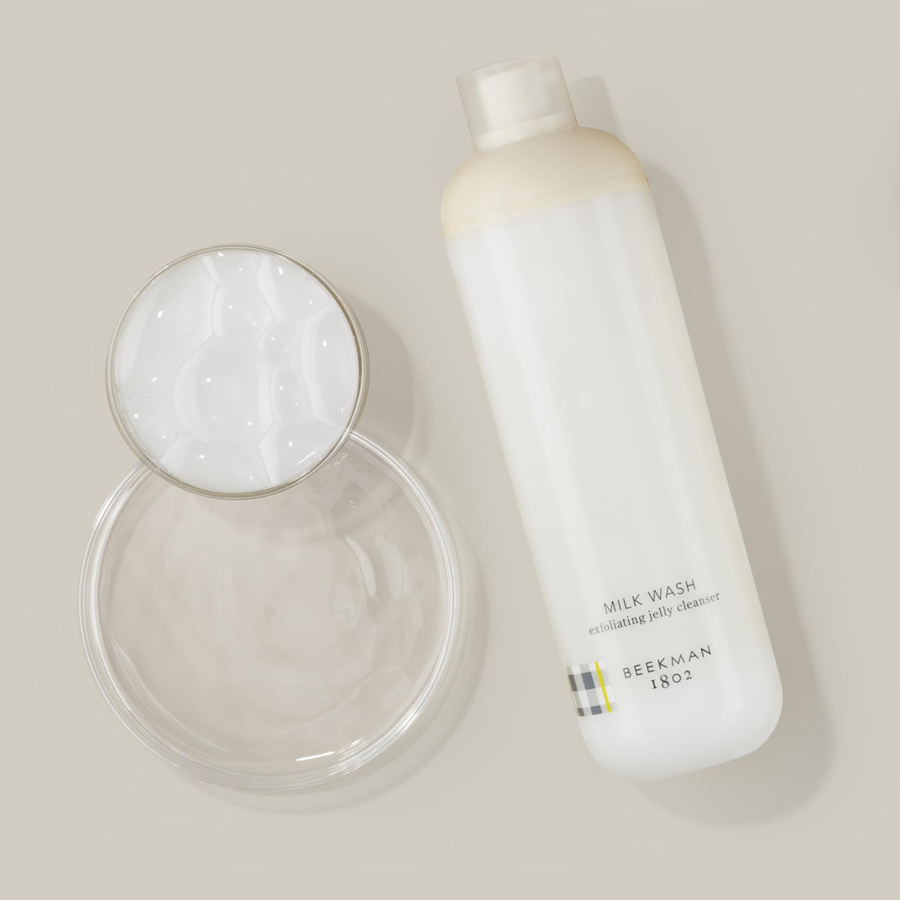 Beekman 1802 Milk Wash Exfoliating Jelly Face Cleanser - Fragrance Free - 5 oz - With Goat Milk + 100% Natural AHAs & BHAs - Helps Control Oil & Exfoliates - Good for Sensitive Skin - Cruelty Free