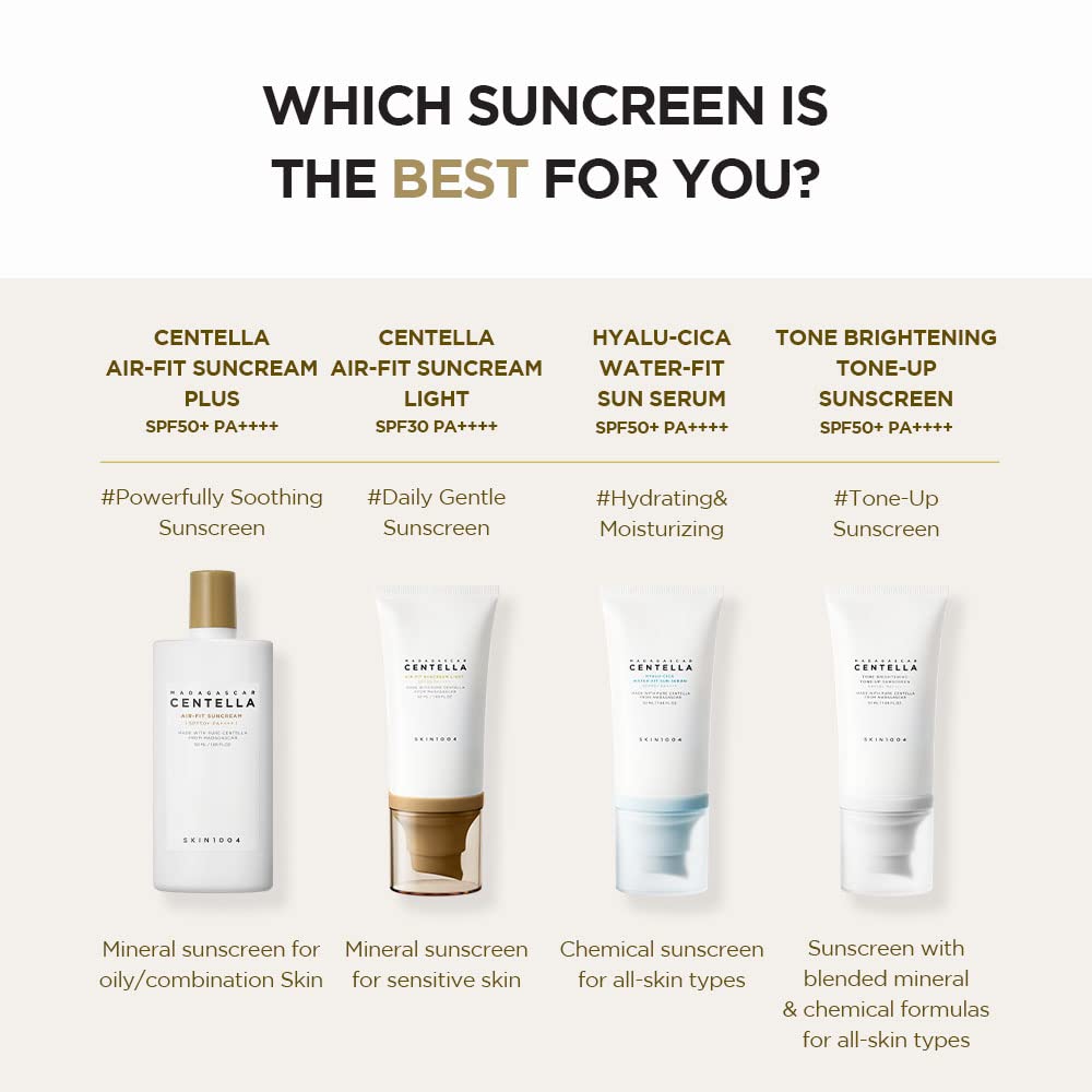SKIN1004 Madagascar Centella Air-fit Suncream Light 1.69 fl. oz (50ml)