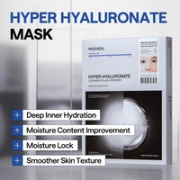 Thumbnail for Mediheal Hyper Hyaluronate - Hydrogel Moisture Deep Mask, Overnight Hydrating & Plumping Gel Mask, Long-Lasting Moisture Lock, Smooth & Supple Skin Care, Korean Skincare (10ea)