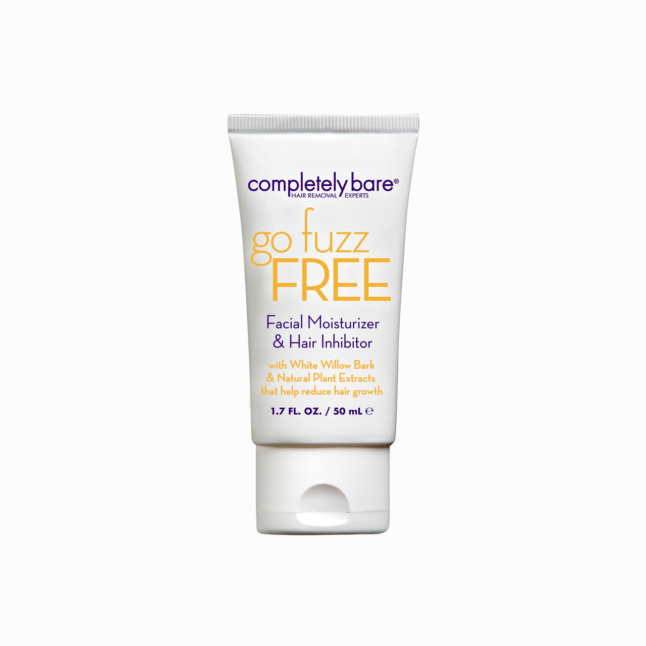 Completely Bare go fuzz FREE Face Moisturizer & Hair Inhibitor - Anti-Aging Extracts & Hair Minimizers