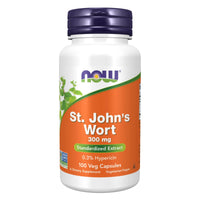 Thumbnail for NOW Foods Supplements, St. John's Wort (Hypericum perforatum) 300 mg, Standardized Extract, 100 Veg Capsules