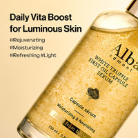 Thumbnail for d'alba Piedmont White Truffle Oil Capsule Serum, Daily Vita Boost for Luminous Skin, Double Vitamin Formula, Big Size (3.38fl. oz.)