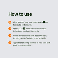 Thumbnail for MEDITHERAPY A Clearing Toner Swab (1.57in Swabs + 0.33 fl.oz Toner), Pore Tightening Swab (7 Pouches), Soft Exfoliator for Acne-Prone Skin, Vegan, Korean Skincare