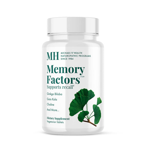 Michael's Health Naturopathic Programs Memory Factors - 90 Vegetarian Tablets - Provides Nourishment Memory & Cognition - Kosher - 20 Servings