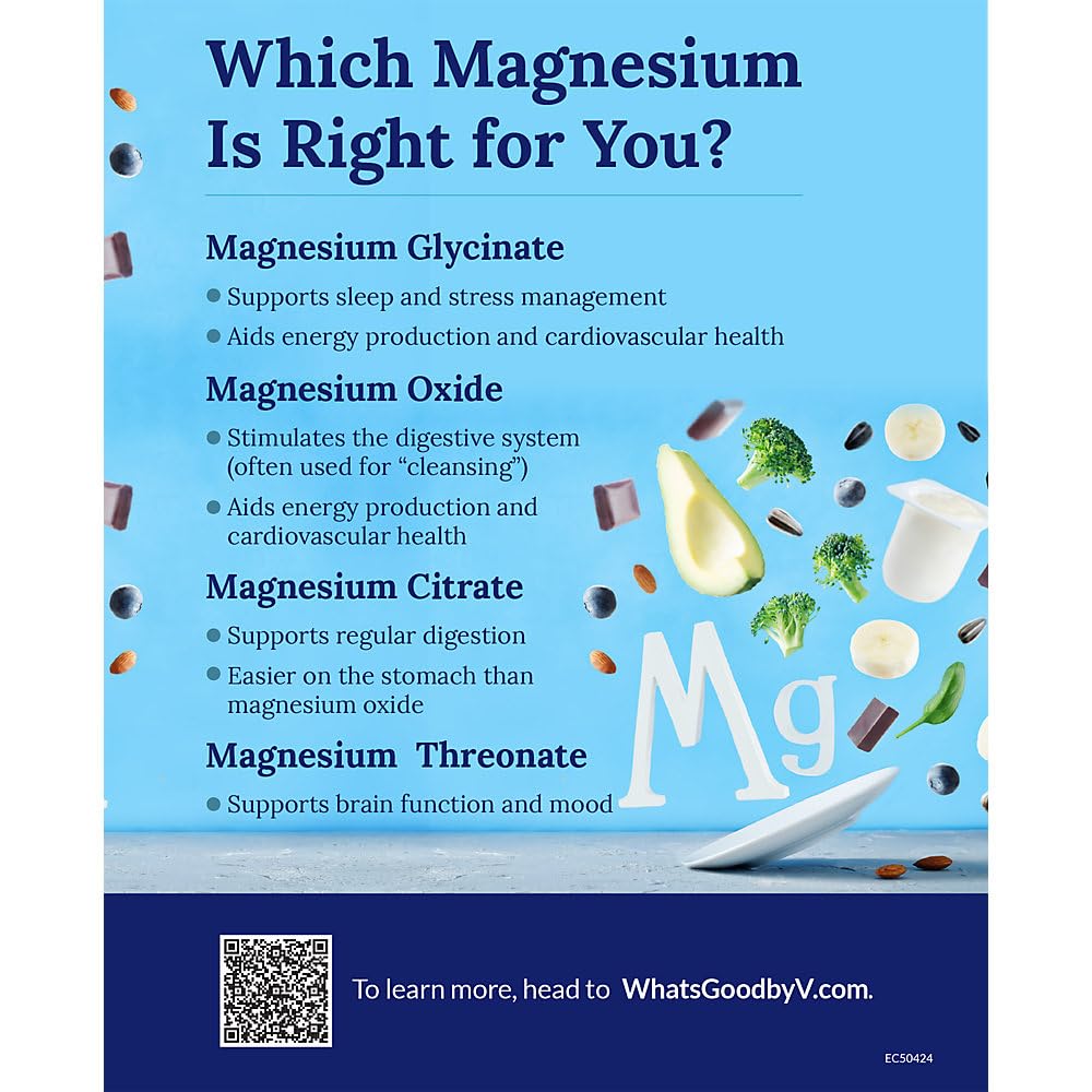 The Vitamin Shoppe Magnesium Citrate 200MG - Muscle Relaxation, Bone Health & Energy Production, Highly Absorbable (300 Tablets)