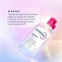 Thumbnail for Bioderma Sensibio H2O Micellar Water, Makeup Remover Cleanser, Gentle for Skin, Fragrance-Free & Alcohol-Free, Gentle Face Cleanser for Sensitive Skin, 16.9 Fl Oz