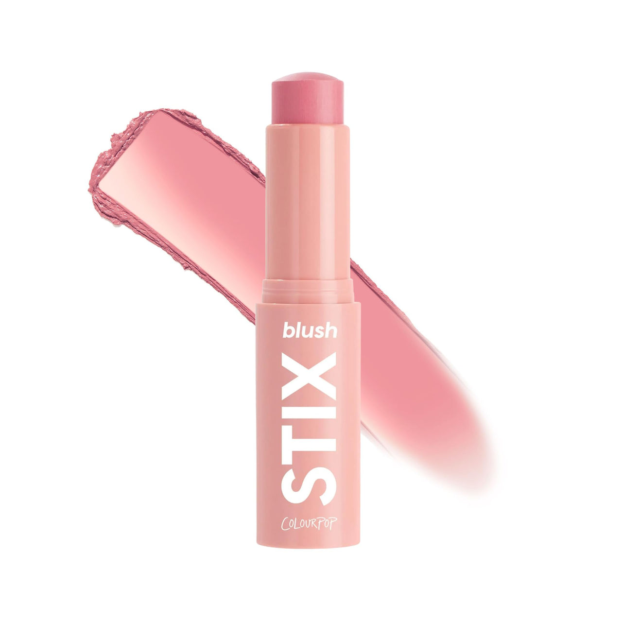 ColourPop Blush Stix - Cream Blush Stick with a Blendable, Hydrating Formula and Natural, Skin-Like Finish - Glowy Summer Makeup for Cheeks, Eyes & Lips - Cool It (0.28 oz)