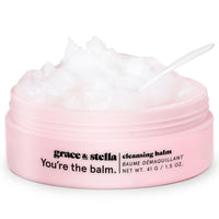 Thumbnail for grace & stella Cleansing Balm - Travel Size Makeup Remover - Deep Cleansing & Hydrating Face Cleanser - Dissolves Waterproof Make Up, SPF & Impurities - Gentle on Skin - Vegan Skincare (41 g/ 4.3 oz)