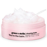 Thumbnail for grace & stella Cleansing Balm - Travel Size Makeup Remover - Deep Cleansing & Hydrating Face Cleanser - Dissolves Waterproof Make Up, SPF & Impurities - Gentle on Skin - Vegan Skincare (41 g/ 4.3 oz)