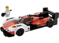 Thumbnail for LEGO Speed Champions Porsche 963 76916, Model Car Building Kit, Racing Vehicle Toy for Kids, 2023 Collectible Set with Driver Minifigure, White