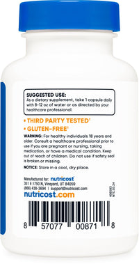 Thumbnail for Nutricost Butterbur Extract Capsules (75mg) 120 Capsules - Gluten Free, Non-GMO, Vegetarian Friendly