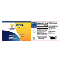 Thumbnail for The Vitamin Shoppe DMAE 130MG (DIMETHYLAMINOETHANOL), Supports Brain, Focus, Attention and Energy Supplement (120 Tablets)