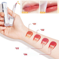 Thumbnail for Ice Watery Lip Gloss, Mirror Tea Jelly Light Lip Glaze, Moisturizing Nonstick Liquid Lipstick (#05 Sunset Orange)