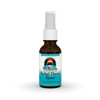 Thumbnail for Source Naturals Wellness Herbal Throat Spray - for Immune System Support - 1 Fluid oz
