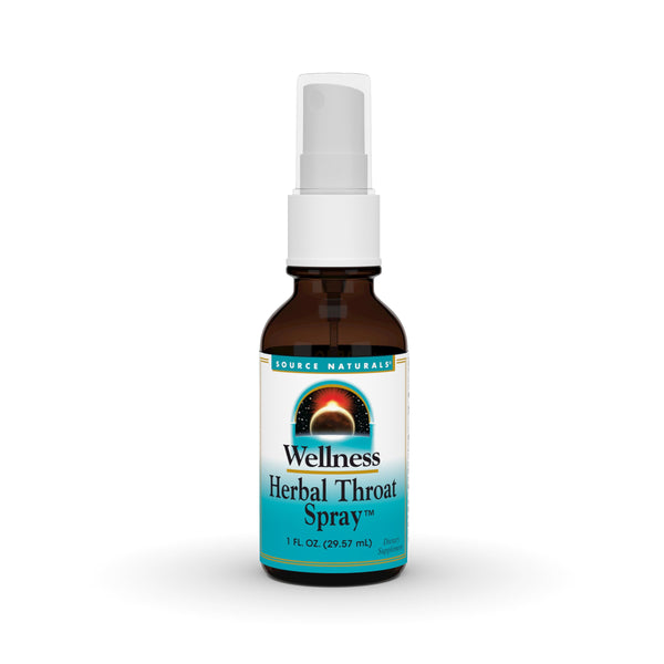 Source Naturals Wellness Herbal Throat Spray - for Immune System Support - 1 Fluid oz