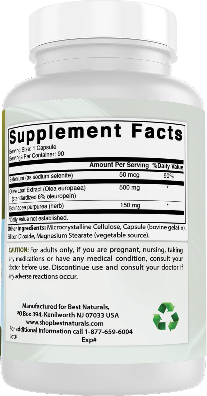 Best Naturals Olive Leaf Extract, 700 Mg, 90 Count