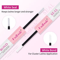 Thumbnail for FADLASH Lash Bond and Seal 10ml Individual Lashes Glue and Seal Super Strong Hold DIY Lash Extension Kit Hold 48-72 Hours Waterproof Cluster Lash Glue Eyelash Extension Kit