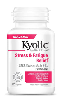 Thumbnail for Kyolic Aged Garlic Extract Formula 101, Stress and Fatigue Relief*, 100 Capsules.