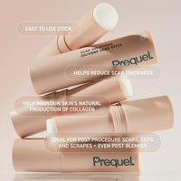Thumbnail for Prequel Skin Scar Solutions 60% Silicone Scar Stick. Thick Solid Velvety Film for Scars. Formula Infused with Centella Asiatica Extracts and Vitamin E. Soothing and Occlusive