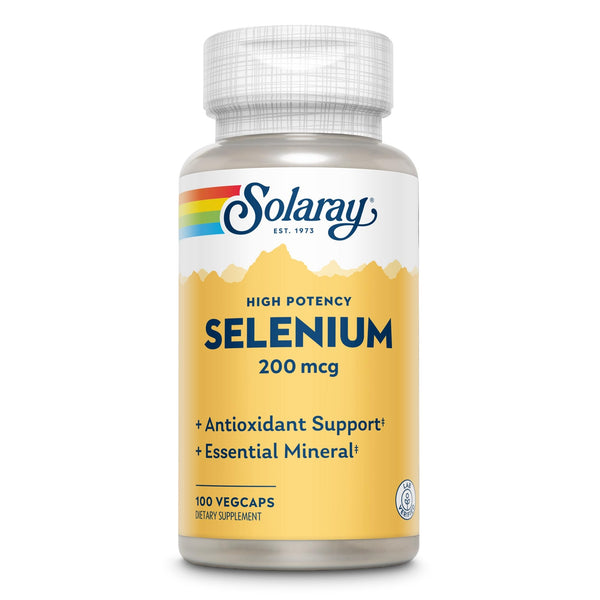 SOLARAY Selenium 200 MCG High Potency, 100 CT