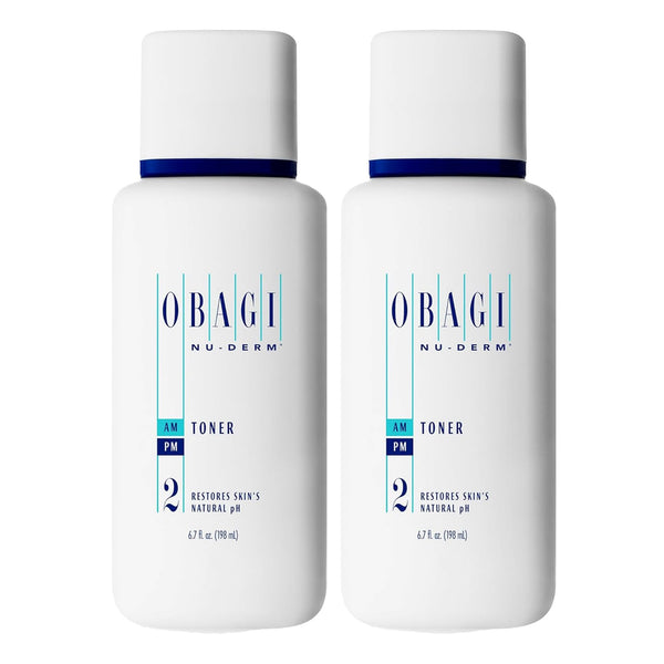 Obagi Nu-Derm Toner – Alcohol-Free, Balancing Nondrying Toner with Witch Hazel & Aloe Vera, Safe for Sensitive Skin – Two Pack, 2 * 6.7 oz