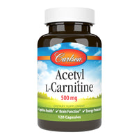 Thumbnail for Carlson - Acetyl L-Carnitine, 500 mg, Cognitive Health, Brain Function & Energy Production, 120 Capsules