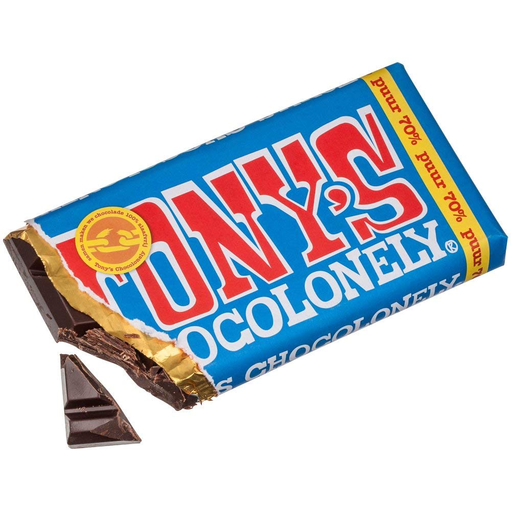 Tony's Chocolonely Dark Chocolate 70% puur 180 g