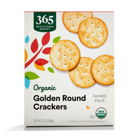 Thumbnail for 365 by Whole Foods Market, Organic Golden Round Crackers, 12 Ounce