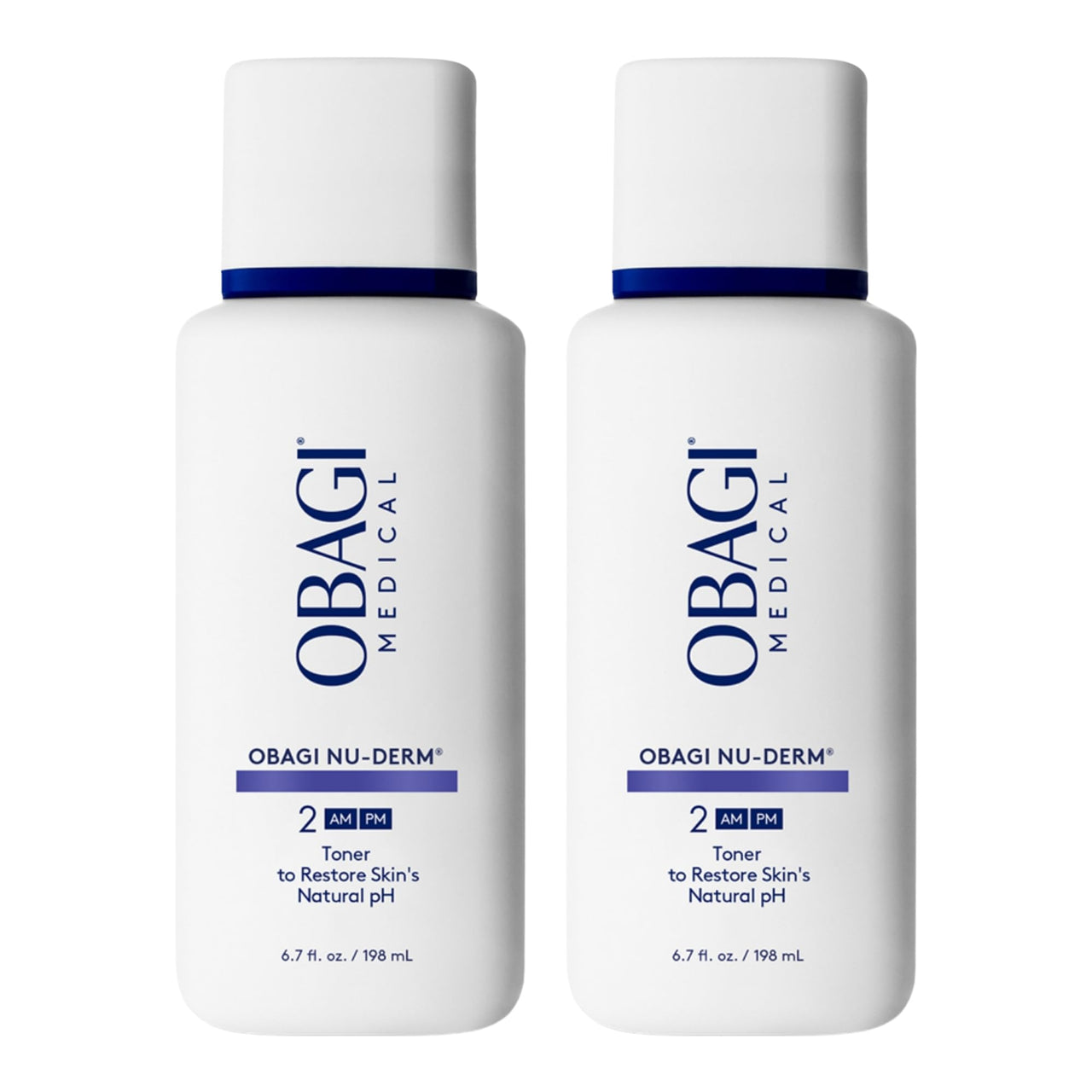 Obagi Nu-Derm Toner – Alcohol-Free, Balancing Nondrying Toner with Witch Hazel & Aloe Vera, Safe for Sensitive Skin – Two Pack, 2 * 6.7 oz