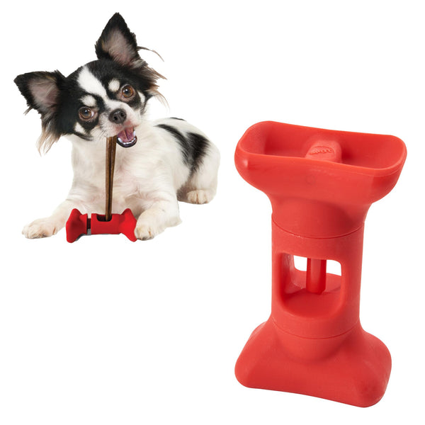 SPOT Treat Holder- Safety Device Bully Stick Holder & Yak Cheese Holder for Small and Medium Dogs, to Help Prevent Choking, 4.5in