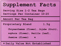 Thumbnail for Health King Chrysanthemum Vascuflow Herb Tea, Teabags, 20 Count Box