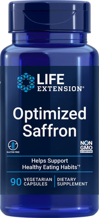 Thumbnail for Life Extension Optimized Saffron Extract with Satiereal, 90 Veg Caps - 88.25 mg