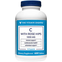 Thumbnail for The Vitamin Shoppe C-1000 with Rose HIPS 600 Tablets (600 Tablets)