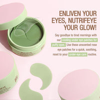 Thumbnail for Pixi Beauty NutrifEYE Soothing Rose Under Eye Gel Patches | Eye Masks for Puffy Eyes with Rose, Aloe Vera, and Chamomile to Hydrate, Calm, and Depuff | 30 pairs / 60 patches