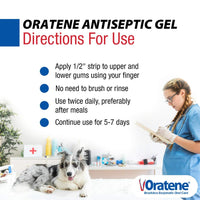 Thumbnail for Pet King Brands ZYMOX Oratene Brushless Oral Gel for Dogs and Cats, 1oz