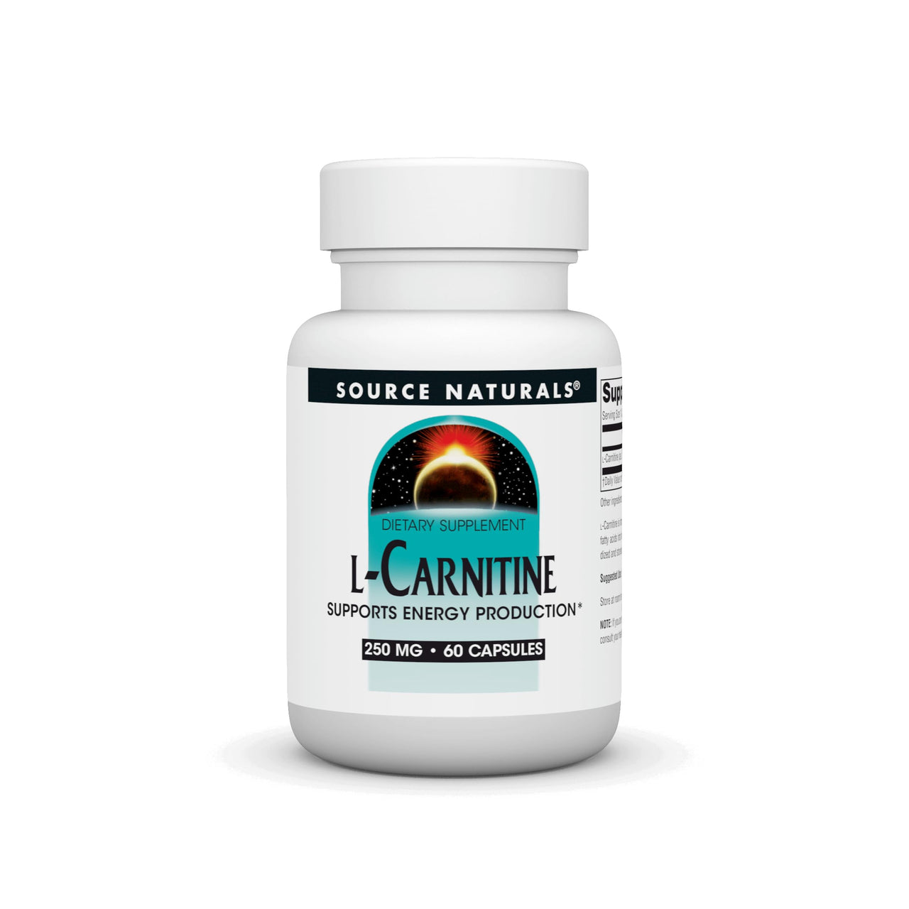 Source Naturals L-Carnitine for Metabolic Energy* - 250 mg - 60 Capsules