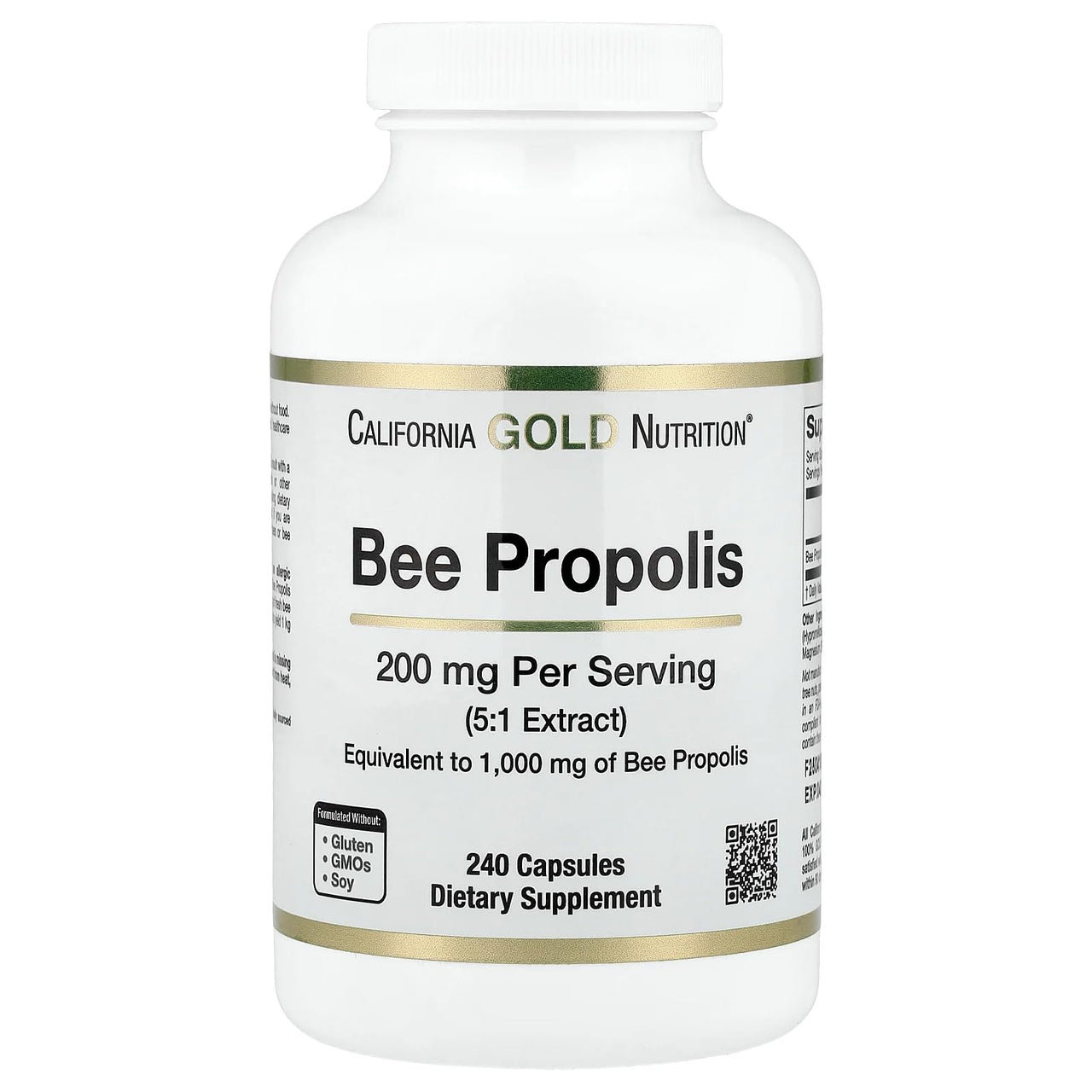 Lake Avenue Bee Propolis, 1,000 mg, 240 Count, Veggie Capsules, Nutrition