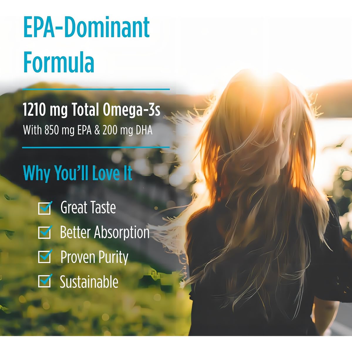 Nordic Naturals EPA, Lemon - 60 Soft Gels - 1210 mg Omega-3 - High-Intensity EPA Formula for Positive Mood, Heart Health & Healthy Immunity - 30 Servings
