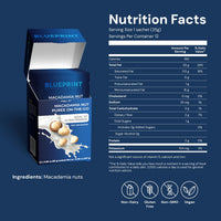 Thumbnail for Blueprint Bryan Johnson Macadamia Nut Puree On the Go - 1 Ingredient - No Added Sugar - Non Dairy, Vegan, Non GMO, Keto Friendly (12 Servings) - Add Water for Nut Milk