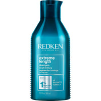 Thumbnail for Redken Extreme Length Shampoo For Damaged Hair - Prevents Breakage and Strengthens Hair, Infused With Biotin For Hair Growth, 10.1 Fl Oz