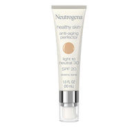 Thumbnail for Neutrogena Retinol Treatment & Tinted Facial Moisturizer, Healthy Skin Anti-Aging Perfector, Broad Spectrum SPF 20 Sunscreen & Titanium Dioxide, Blendable Sheer Coverage, 30 Light to Neutral, 1 fl. Oz