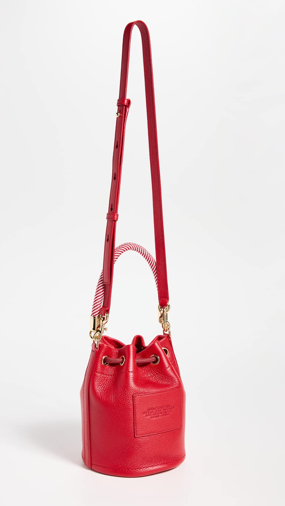 Marc Jacobs Women's The Leather Bucket Bag, True Red, One Size