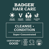 Thumbnail for Badger - Jojoba & Baobab Conditioning Shampoo Bar, Natural Vegan Hair Bar, 3 oz