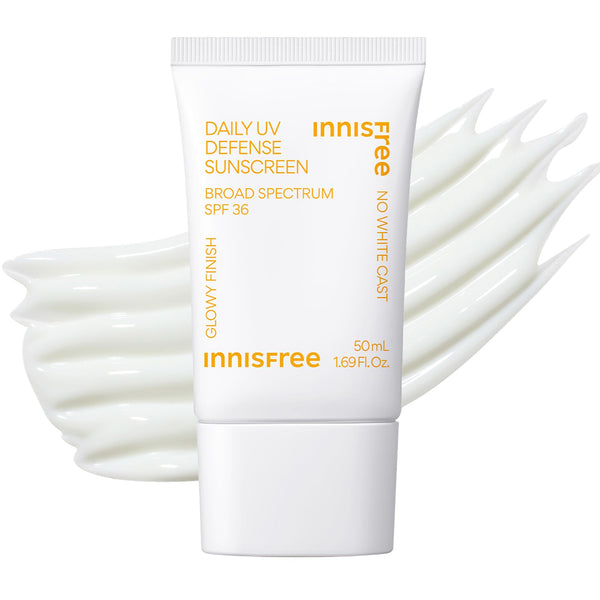 Innisfree Daily UV Defense SPF 36 – Korean Face Sunscreen, Invisible Finish, Broad Spectrum, No White Cast, Lightweight, Hydrating